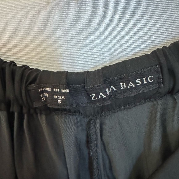 Zara Black Wide Leg Pants Or Skant Size Small NWT - Picture 2 of 9